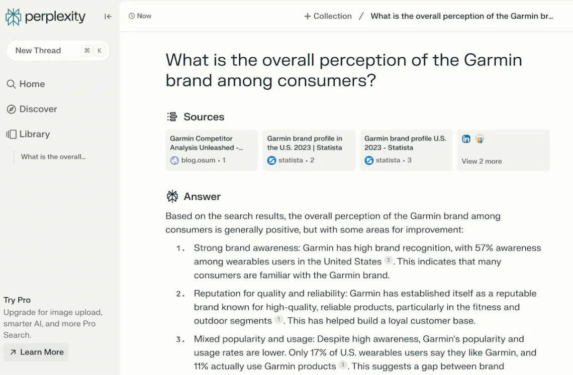 brand research preplexity